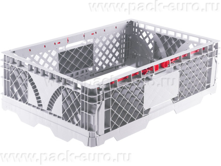 Паллетная рама штабелируемая 814х619х290, код: 30146, арт. CR FSF 8060 серая
