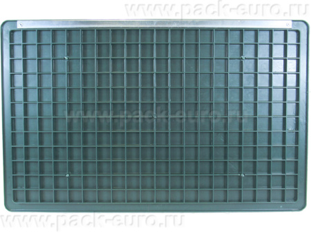 Ящик перфорированный 740×465×145, арт.: 404-11, объём 39, зелёный, код: 21866, арт. 404-11