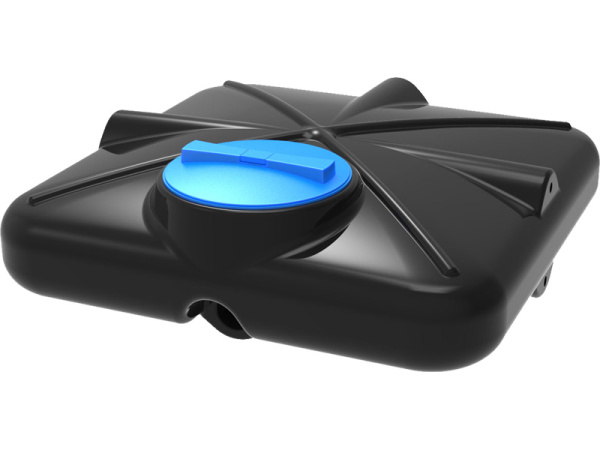 Бак 200л. для душа  чёрный, арт. Б-200(М)