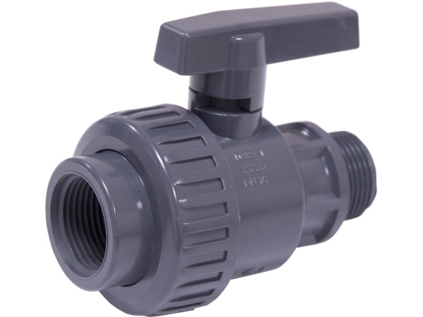 Кран шаровый 1 дюйм с внешней резьбой, арт. КШ 1" внешняя резьба