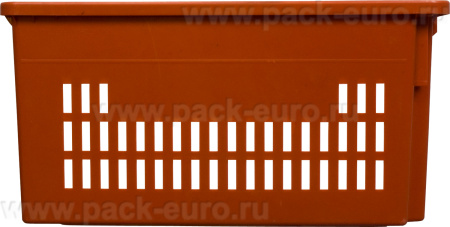 Ящик перфорированный 600×400×300 мм, объем 52 л., арт.: 602, зелёный, код: 05419, арт. 602