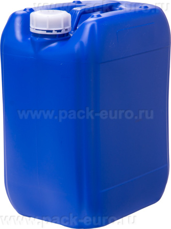 Канистра 21,5л синяя (С) с пробкой (н.ф.), арт. КП 21,5с-1