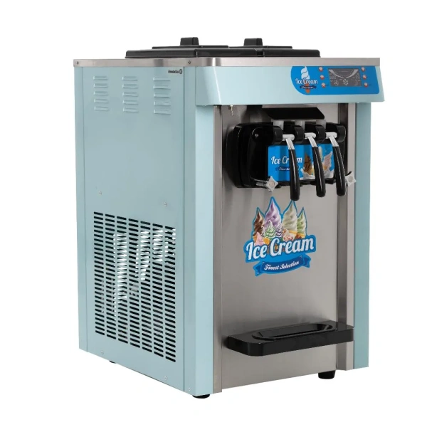 Фризер мягкого мороженого MQ-L18T Foodatlas Eco (голубой) от компании Европактрейд Фризер мягкого мороженого MQ-L18T Foodatlas Eco (голубой) от компании Европактрейд