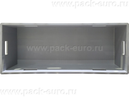 Ящик сплошной 1000×400×230 мм, объем 70 л., арт.: 817.01, серый, код: 09971, арт. 817.01