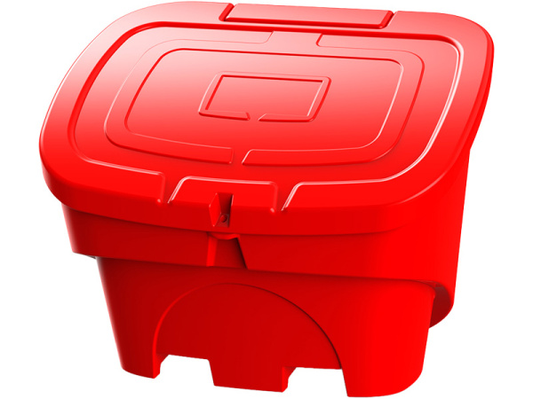 Контейнер 400л. мороз. для песка, с крышкой цв. красный(красный), арт. КДП-400 красный