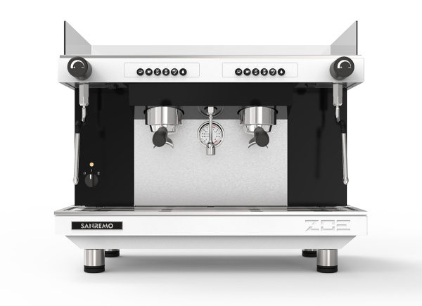 Кофемашина Sanremo Zoe SED (автомат) 2 высокие гр. белая, арт. UZM211812006B от компании Европактрейд