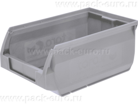 Ящик сплошной 170×105×75 мм, объем 1.34 л., арт.: 5001, темно-серый, код: 16270, арт. 5001 ВС