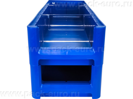 Ящик сплошной 500×155×90 мм, арт.: SK 51509, синий, код: 12378, арт. SK 51509
