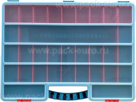 Органайзер 517х395х60 с лотками, с планкой, с разделителями, 38 ячеек, код: 36996, арт. Jettools 38