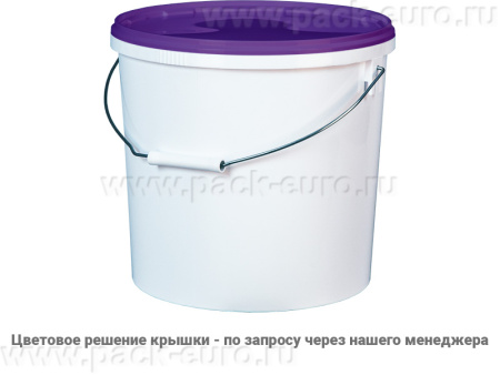 Ведро пластиковое 15 л с металл. ручкой, арт. ВП 15к, код: 05018, арт. ВП 15к