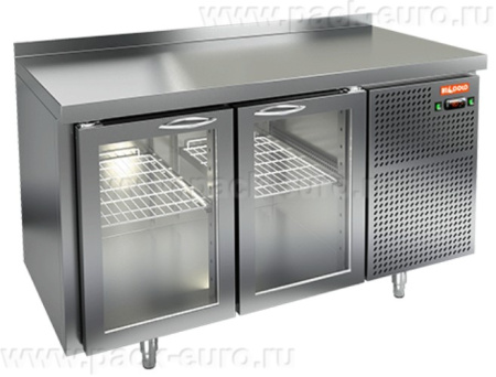 GNG 11 HT стол охл.(+2+10), 2 стеклянные двери, 1380х700х850мм, HICOLD RUS, арт. 283929 от компании Европактрейд