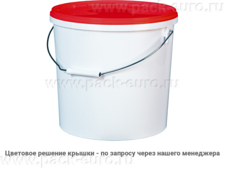 Ведро пластиковое 15 л с металл. ручкой, арт. ВП 15к, код: 05018, арт. ВП 15к