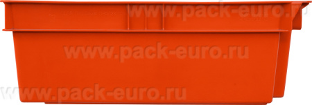 Ящик сплошной 600×400×200 мм, объем 37 л., арт.: 206 гд, красный, код: 06277, арт. 206 МСК ГД