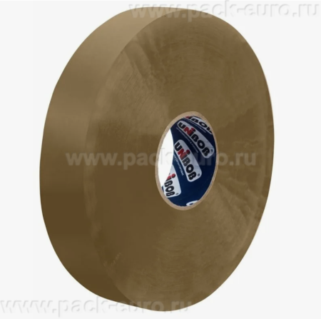 Клейкая лента упаковочная 50 мм х 990 м, 50 мкм, UNIBOB 805 (темная)