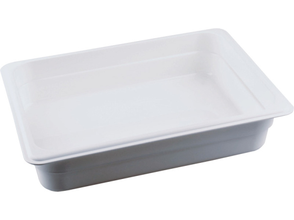 Гастроемкость п/п 1/2,  325x265х65 белый, арт. 1/2, 325x265х65