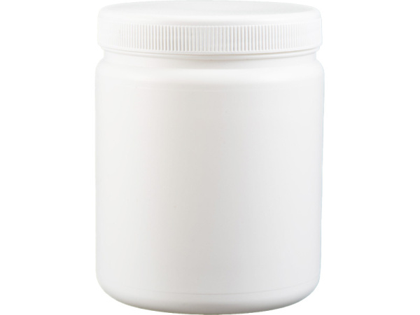 Банка п/э 0,95л. круглая, с крышкой, код: 32155, арт. БП 0,95к