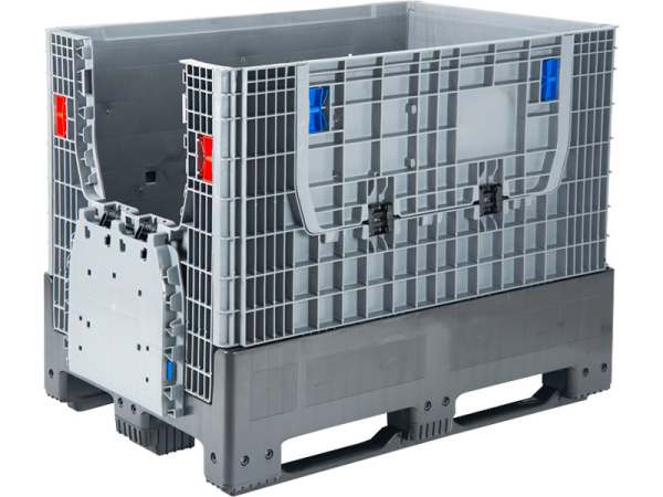 DPF-Box 1208S 1200x800x950 мм сплошной разборный на 3-х полозьях с 2-мя откид. дверцами, арт. DPF-Box 1208 S-S(3) F2, код: 18721, арт. DPF-Box 1208 S-S(3) F2