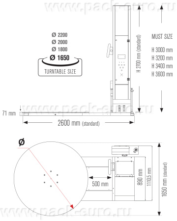 Паллетоупаковщик Pride AP с весами