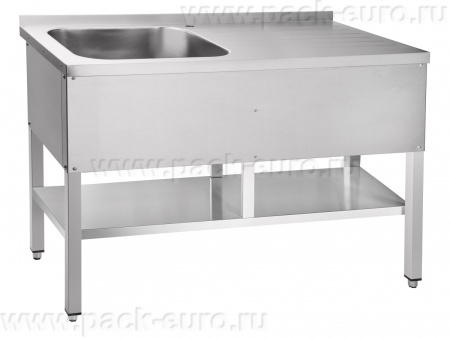СМО-6-3 РН стол с мойкой(1200х600х860 мм) вся нерж.210000802566, арт. 21000802566 от компании Европактрейд