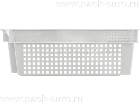 Ящик перфорированный 600×400×200, арт.: 102, объём 37, натуральный, код: 01722, арт. 102 М