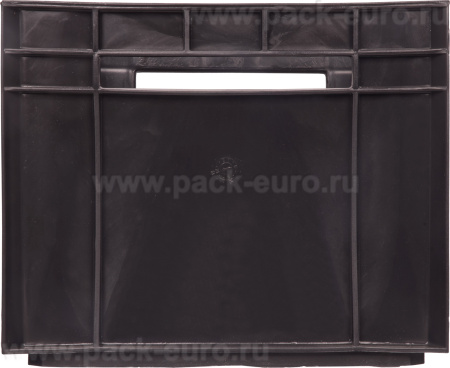 Ящик сплошной 430×345×285 мм, объем 34 л., арт.: 309-1, чёрный, код: 03916, арт. 309-1 ВС