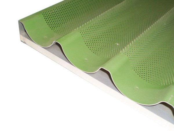 Противень алюминиевый для багетов, перф. 600x400, 5 делений L=60, с тефлоновым покрытием, Italbakery, арт. TAF4060560TV Противень алюминиевый для багетов, перф. 600x400, 5 делений L=60, с тефлоновым покрытием, Italbakery, арт. TAF4060560TV