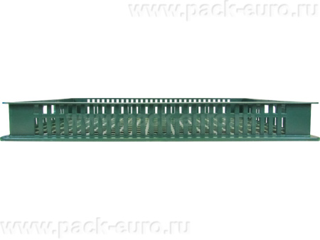Ящик перфорированный 740×465×95, арт.: 404-095-02, объём 23, зелёный, код: 21856, арт. 404-095-02