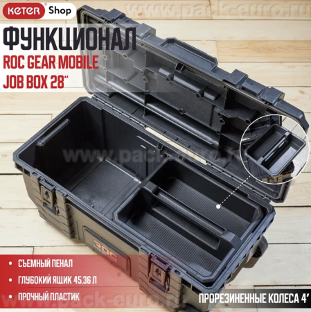 Ящик для инструментов ROC Gear Mobile Job Box 28"