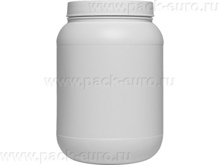 Банка п/э 3л. круглая, с крышкой, код: 32160, арт. БП 3к