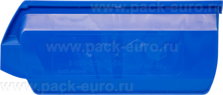 Ящик сплошной 350×230×150 мм, объем 12.08 л., арт.: 5003, синий, код: 10037, арт. 5003