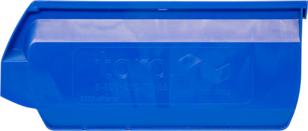 Ящик сплошной 350×230×150 мм, объем 12.08 л., арт.: 5003, синий, код: 10037, арт. 5003