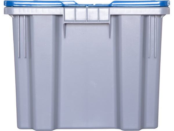 Ящик с крышкой п/э 600х400х315 сплошной, гладкое дно, морозостойкий Safe PRO, код: 33150, арт. 601-1 SP ГД ВС