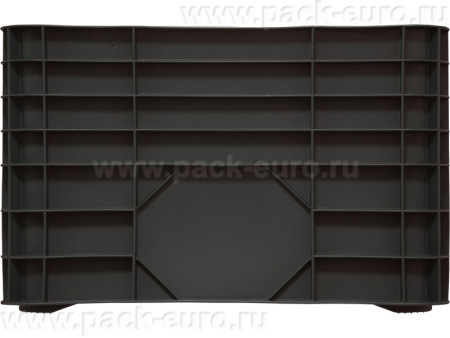 Ящик сплошной 710×500×455 мм, объем 122 л., арт.: 425, чёрный, код: 01615, арт. 425 ВС