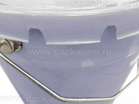 Ведро металл 10л. с крышкой, корона, арт. ВМк 10б, код: 21236, арт. ВМк 10б 