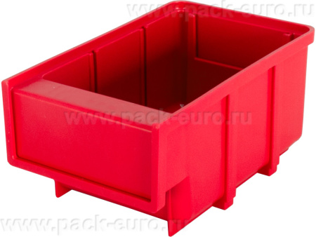 Ящик п/п 170x105x80 красный, арт. 6001