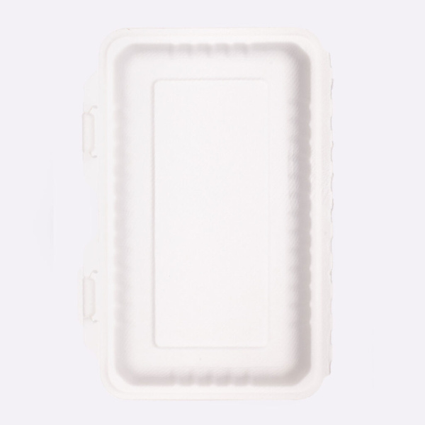 Двойной ланчбокс 252х166х64 мм 1000 мл биоразлагаемый