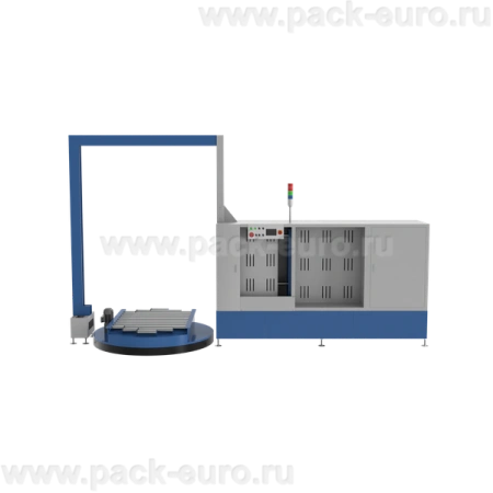 Стреппинг-машина PZO VSA-185R для вертикальной обвязки паллет с поворотной платформой