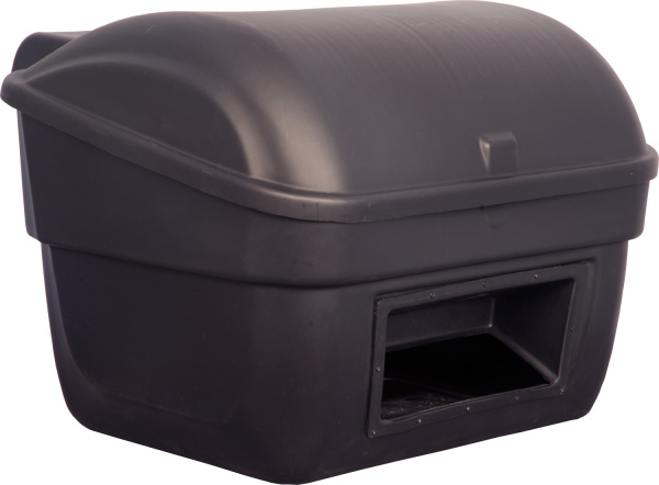 Контейнер для песка с крышкой и вставкой, 220л. черный, арт. КДП-220-1 черный