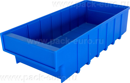 Ящик 400x185x100 синий, арт. 6003