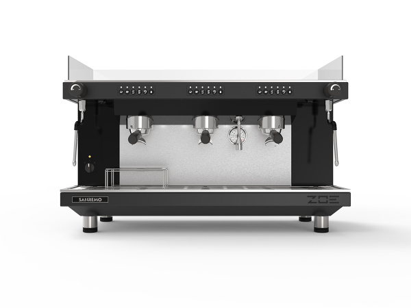 Кофемашина Sanremo Zoe SED (автомат) 3 высокие гр. чёрная, арт. UZM311212006B от компании Европактрейд