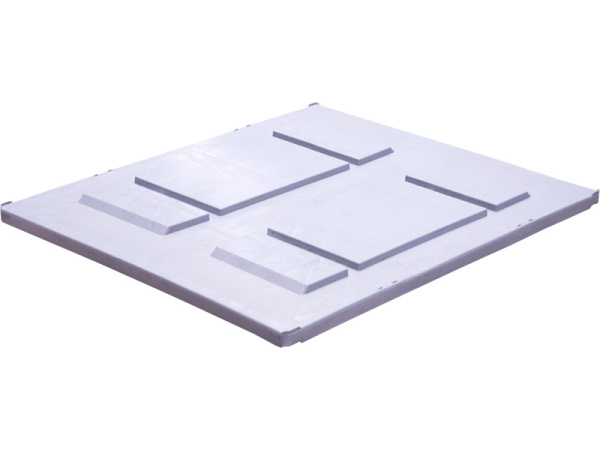 Крышка паллетная 1200x1000  серый, арт. Крышка DP1210 серая