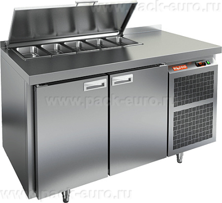 SL1-11GN (1/3) стол для салатов охл.(+2+10), 2 двери, 1390х700х850мм, HICOLD RUS, арт. 282751 от компании Европактрейд