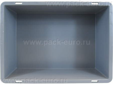 Ящик сплошной 400×300×120 мм, объем 14.4 л., арт.: SPK 4011, серый, код: 25243, арт. SPK 4011