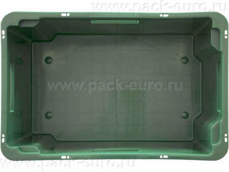 Ящик мясной 600х400х300 сплош. зеленый, арт. 218-1