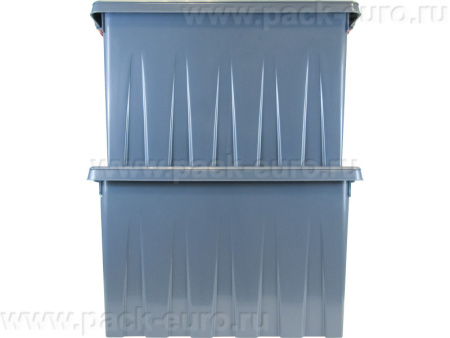 Ящик сплошной 589×396×355 мм, объем 70 л., арт.: Rox Box PRO 70Д, антрацит, код: 25342, арт. Rox Box PRO 70Д