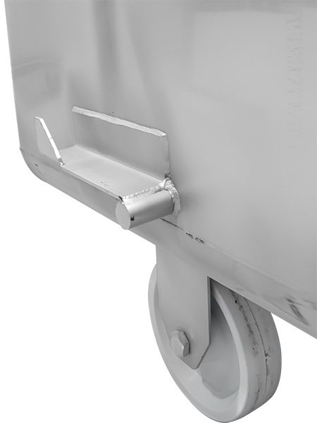 Тележка-чан "Китаянка" (Чебурашка) металл 100л. , код: 35185, арт. ТЧ-100-304