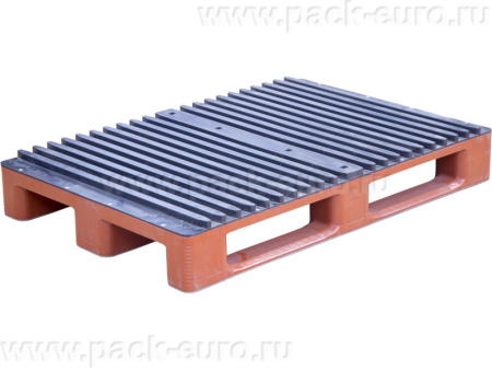Паллет пластиковый сплошной 1200х800х175 специальный Non-Stop, арт. CR 1208 Non-Stop, код: 20933, арт. CR 1208 Non-Stop