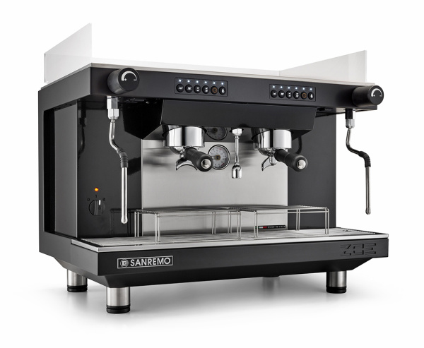 Кофемашина Sanremo Zoe SED (автомат) 2 высокие гр. чёрная, арт. UZN211212006B от компании Европактрейд