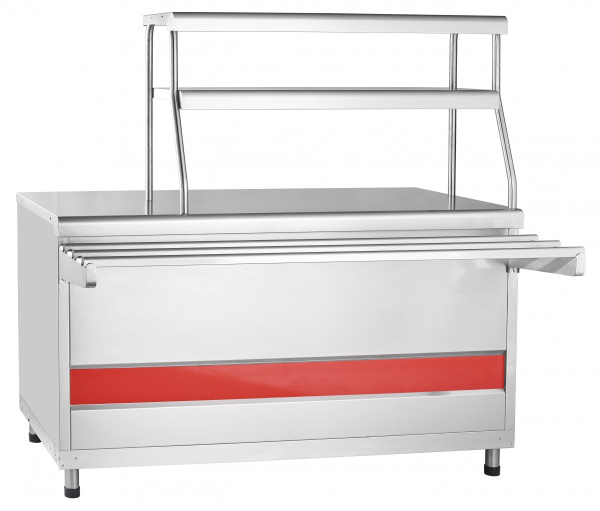 Прилавок ПГН-70КМ-01 вся нерж (1500мм)  210000802015, арт. 21000802015