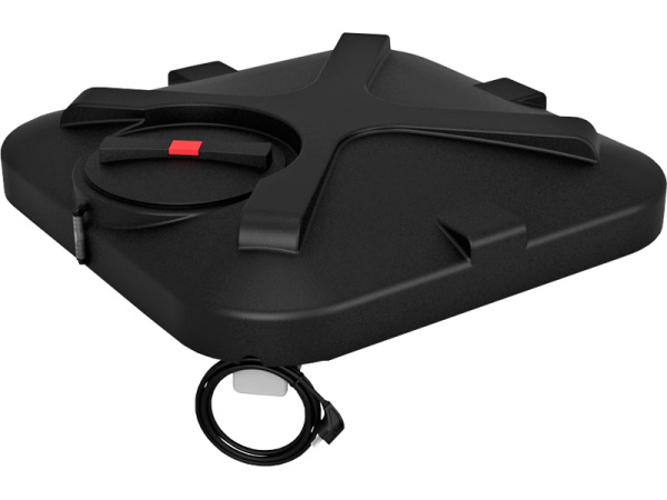 Бак 150л. для душа, с подогревом  чёрный, арт. Б-150 с подогревом